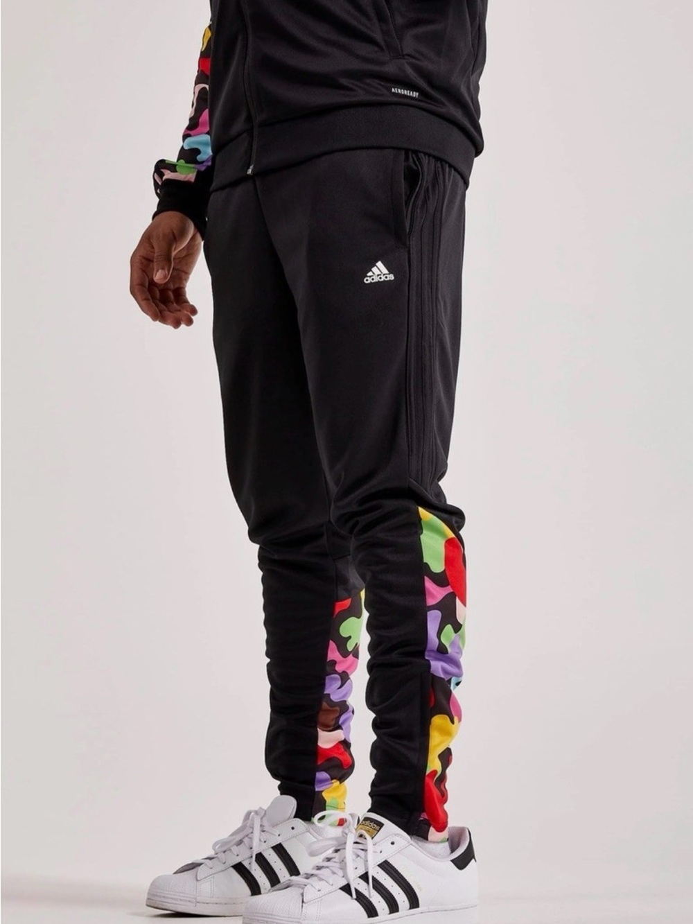 Adidas Tiro Pant Pride Rich Mnisi Men’s Large Joggers (IJ3001) - Multi-Color Leg